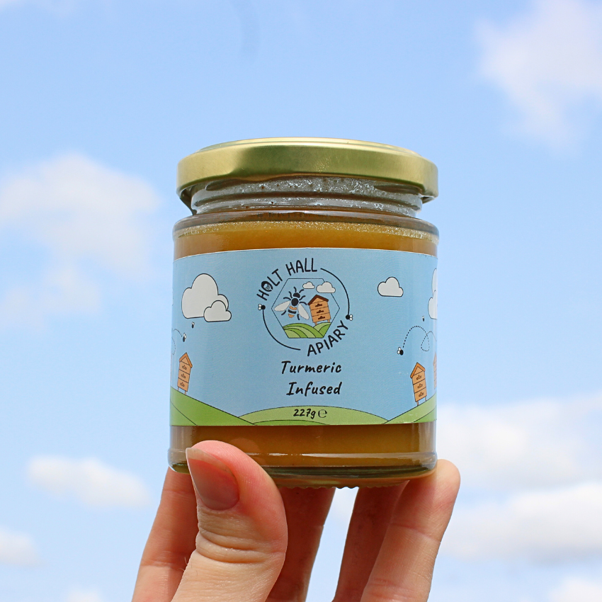 Turmeric Infused Honey 227g (8oz) - Image 2
